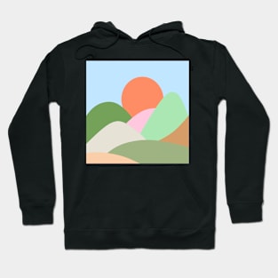 Abstract landscape Hoodie